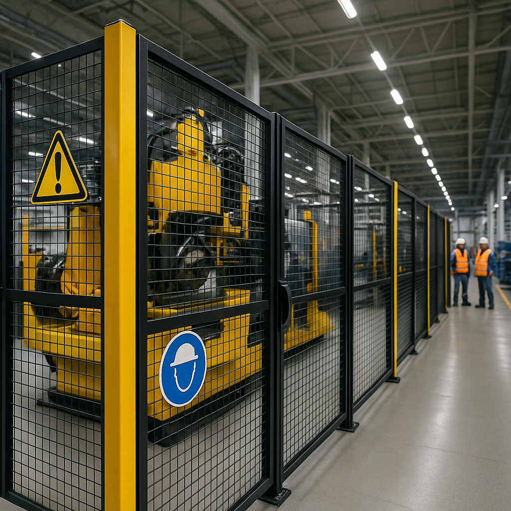 Industrial Machine Safety Fencing | Machine Guarding Manufacturer India