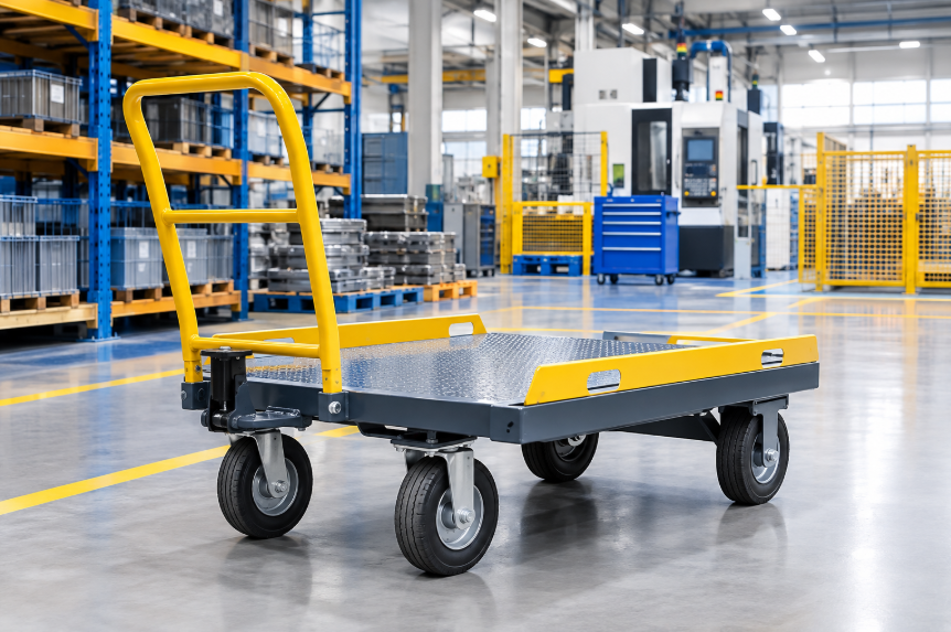 Industrial Material Handling Trolley Manufacturer