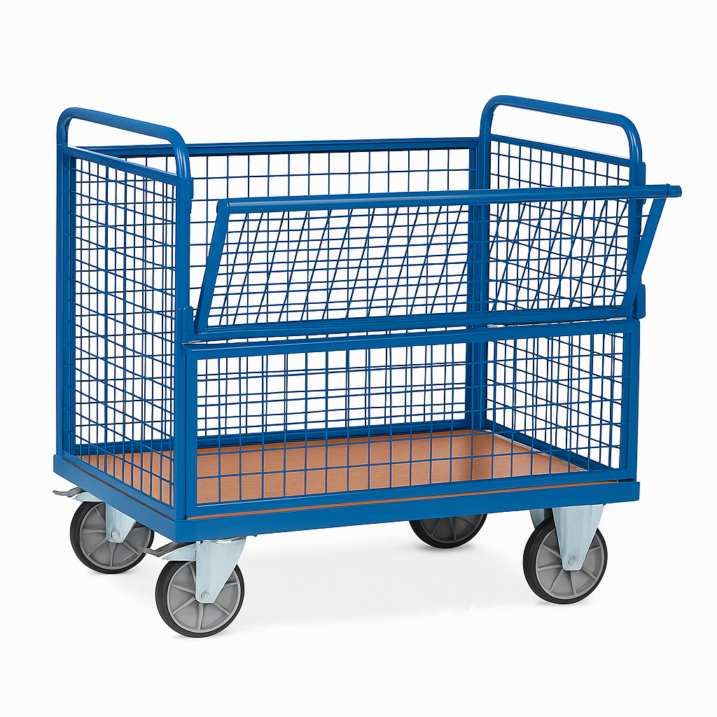 Mild Steel Weld Mesh Trolley Manufacturer